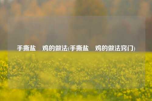 手撕盐焗鸡的做法(手撕盐焗鸡的做法窍门)